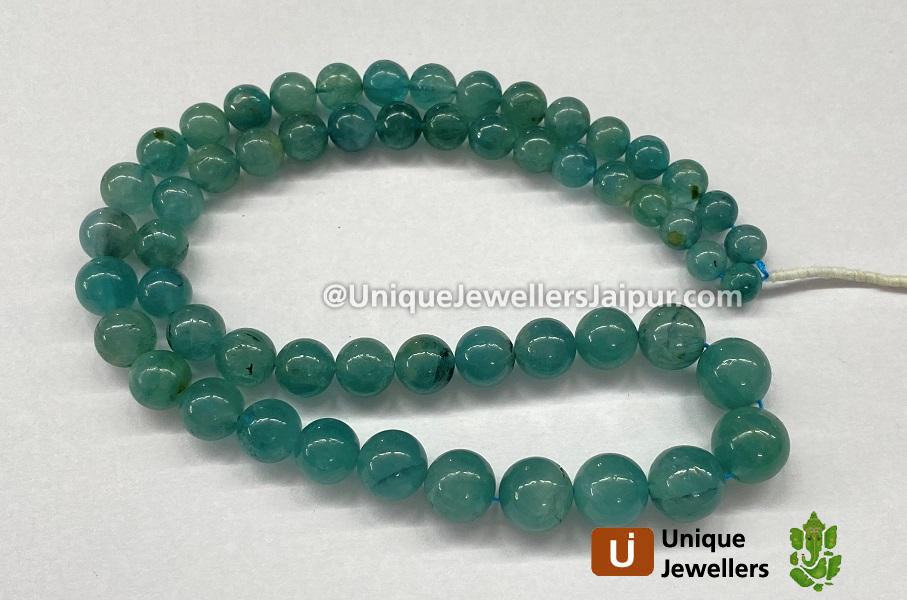 Paraiba Grandidierite Smooth Far Balls Beads